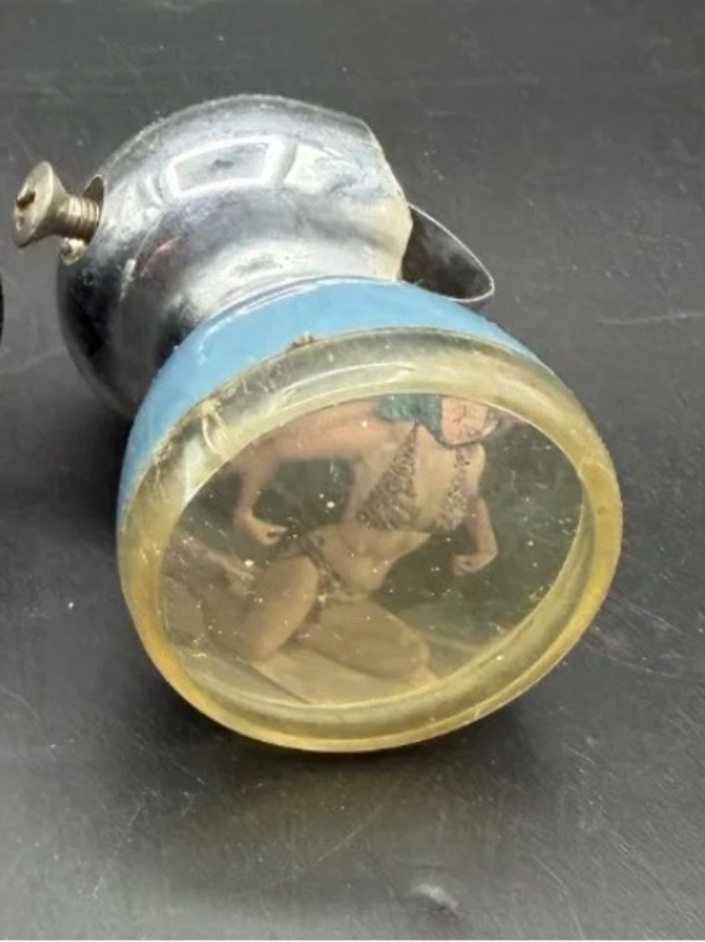 Vtg 1950s Pin Up Girl Steering Wheel Spinner Knob Brodie Necker Hollywood
